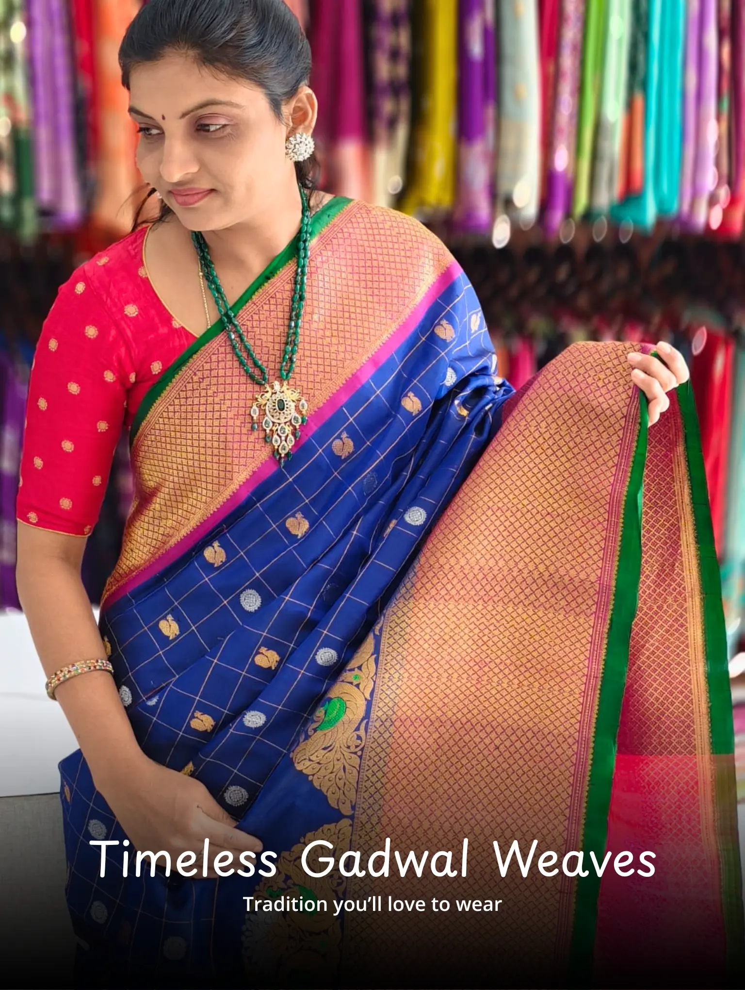 Gadwal Pattu Sarees by Shreekari Silks