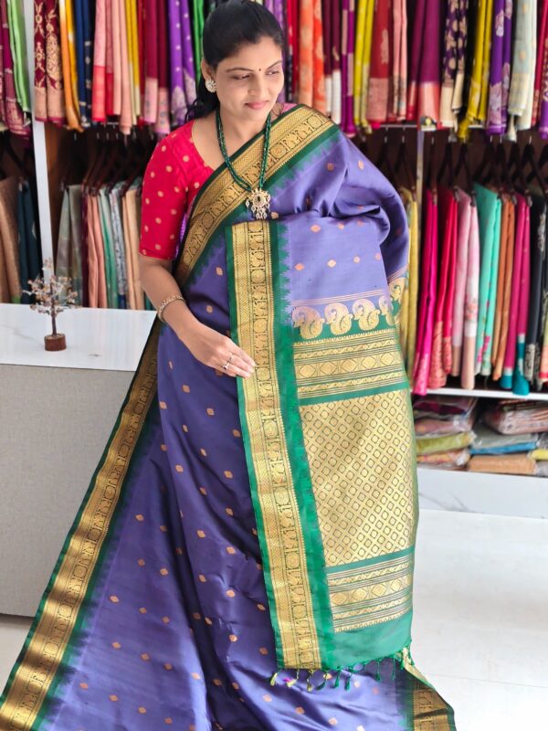 Gadwal pure pattu saree - Gadwal Pattu Sarees by Shreekari Silks