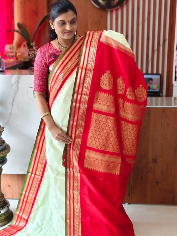 Narayanpet pattu saree - Gadwal Pattu Sarees by Shreekari Silks