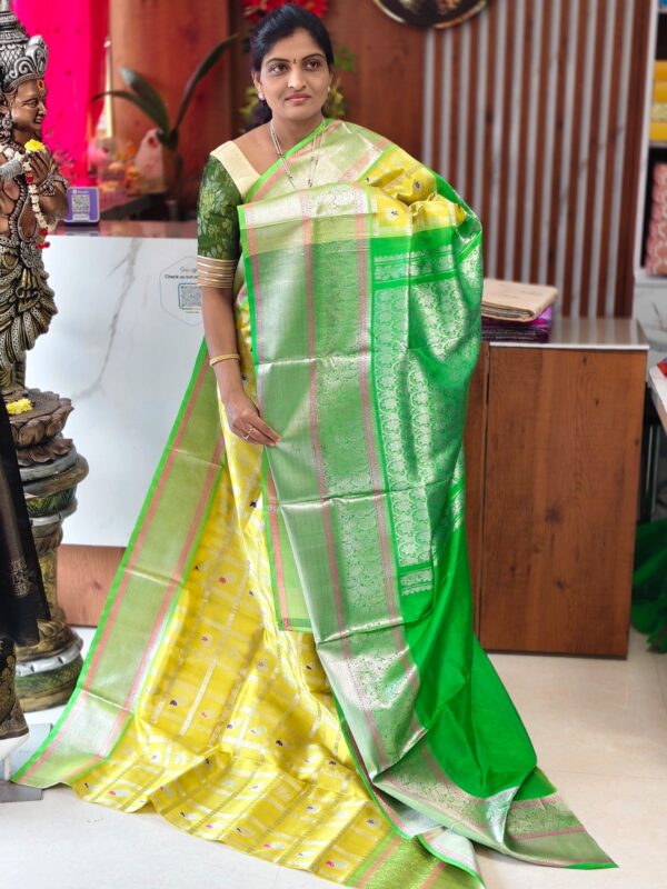 Venkatagiri pattu saree - Gadwal Pattu Sarees by Shreekari Silks