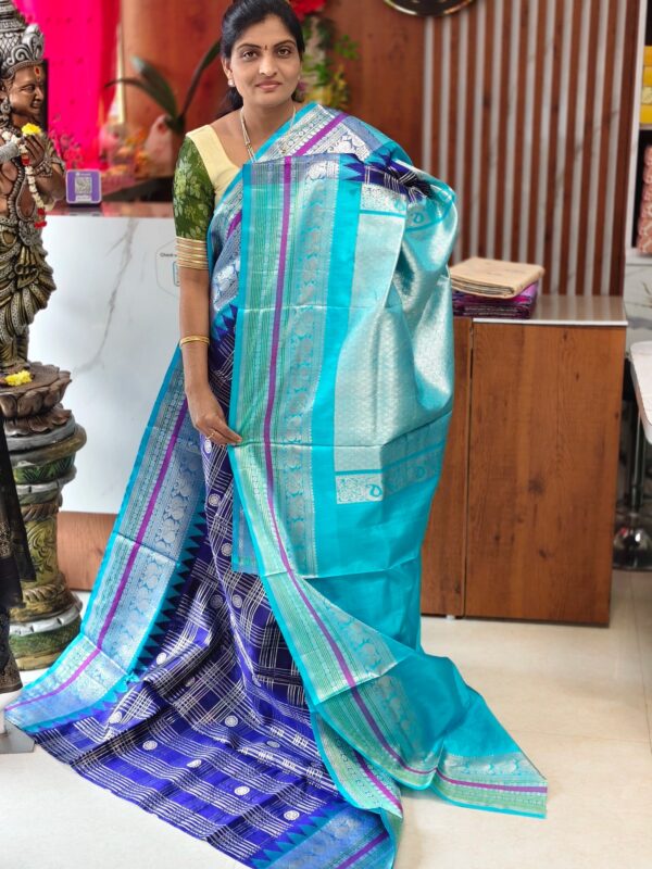 Venkatagiri pattu saree - Gadwal Pattu Sarees by Shreekari Silks